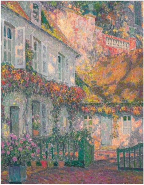 Mansion In The Afternoon by Henri Le Sidaner