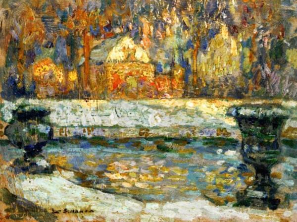 Neptune's Fountain, Versailles by Henri Le Sidaner
