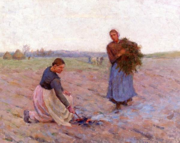 Picking Herbs by Henri Le Sidaner
