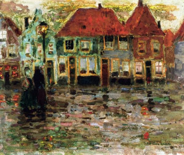 Place De L'Écluse, Sluis by Henri Le Sidaner
