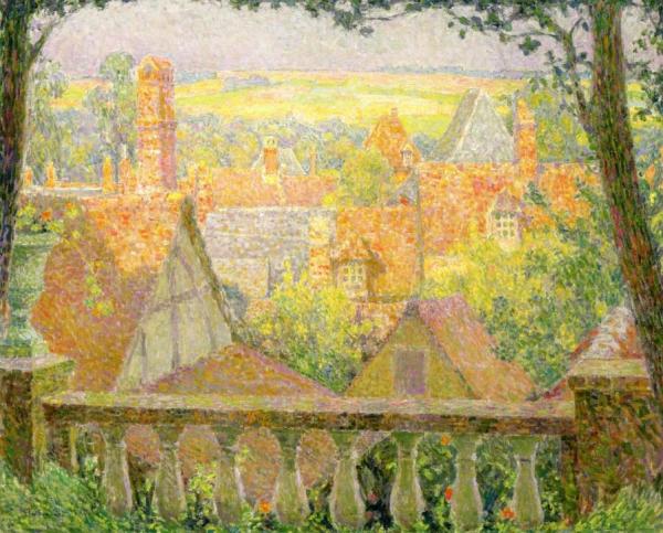 Rooftops by Henri Le Sidaner