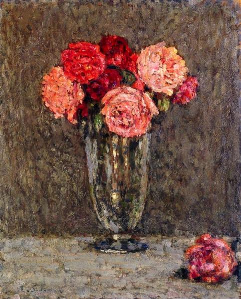 Roses by Henri Le Sidaner