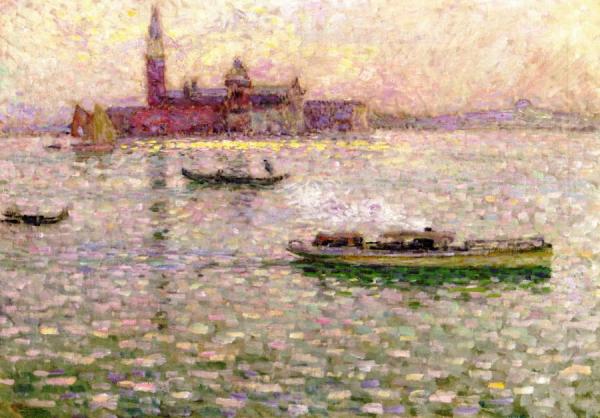 San Giorgio Maggiore, Venice by Henri Le Sidaner