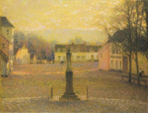 Small Villa In Afternoon by Henri Le Sidaner