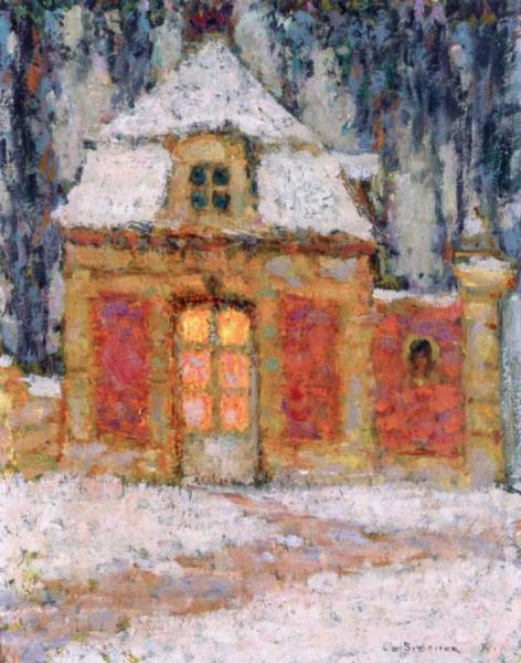 Snow, Versailles by Henri Le Sidaner
