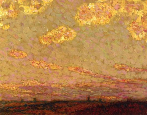 Sunset At Gargeroy by Henri Le Sidaner