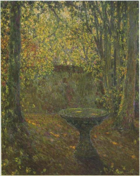 Table Among The Trees by Henri Le Sidaner