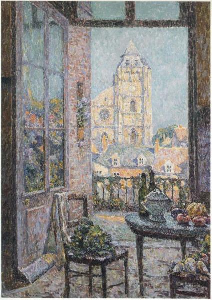 Table By The Window by Henri Le Sidaner