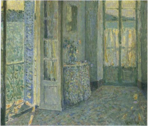 The Blue Chamber by Henri Le Sidaner