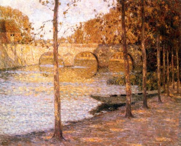 The Bridge, Chace-varrains by Henri Le Sidaner