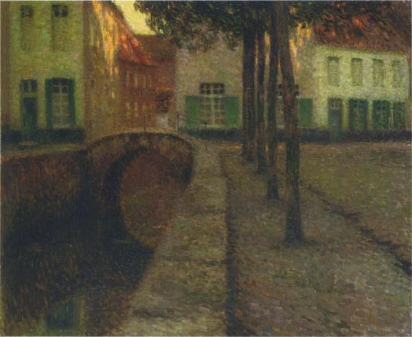 The Canal by Henri Le Sidaner