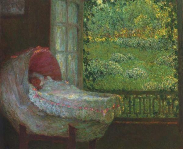The Cradle by Henri Le Sidaner