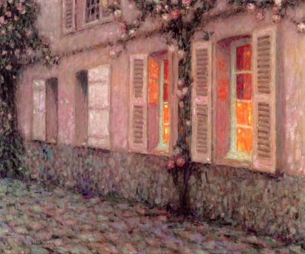 The Facade Of Gerberoy by Henri Le Sidaner