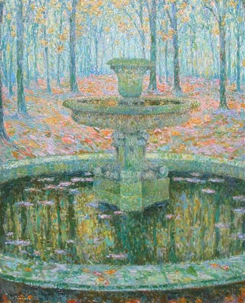 The Fountain by Henri Le Sidaner