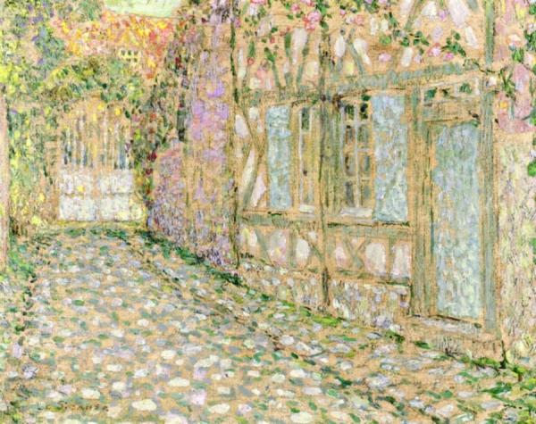 The Gardener's Cottage by Henri Le Sidaner