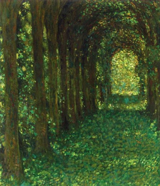 The Green Lane by Henri Le Sidaner