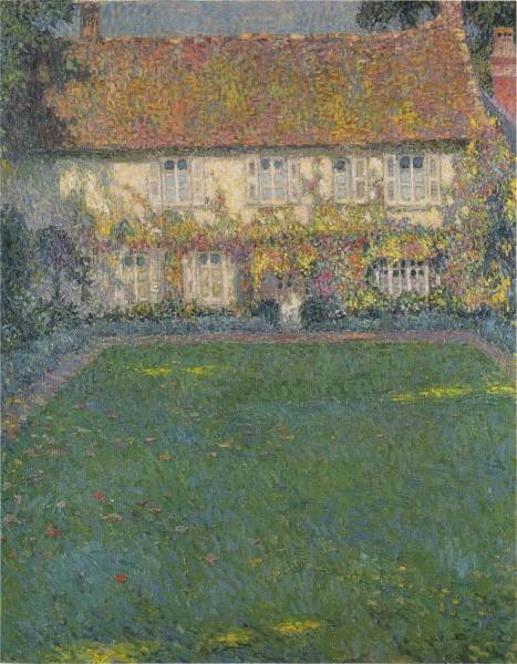 The House In Autumn by Henri Le Sidaner