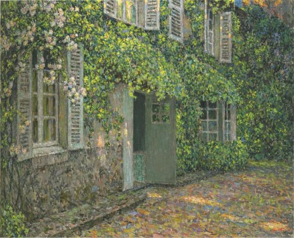 The House In Summer by Henri Le Sidaner
