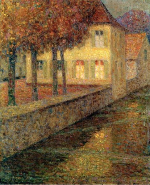 The House On The Canal by Henri Le Sidaner