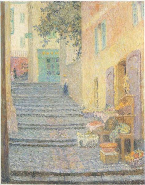 The Italian Boutique by Henri Le Sidaner
