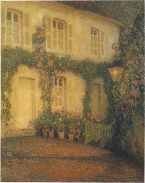 The Lantern At Gerberoy by Henri Le Sidaner
