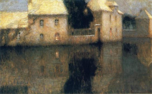 The Mill At Twilight by Henri Le Sidaner