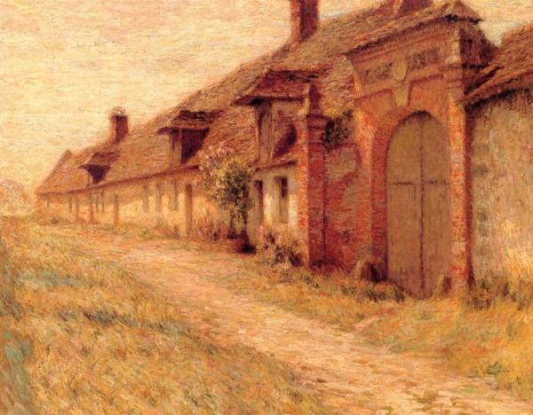 The Old Portal, Sunshine by Henri Le Sidaner