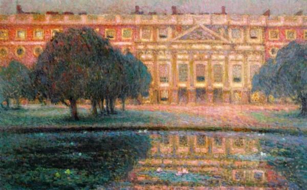 The Palace, Summer Morning (hampton Court) by Henri Le Sidaner