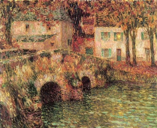 The Pont De Pierre by Henri Le Sidaner
