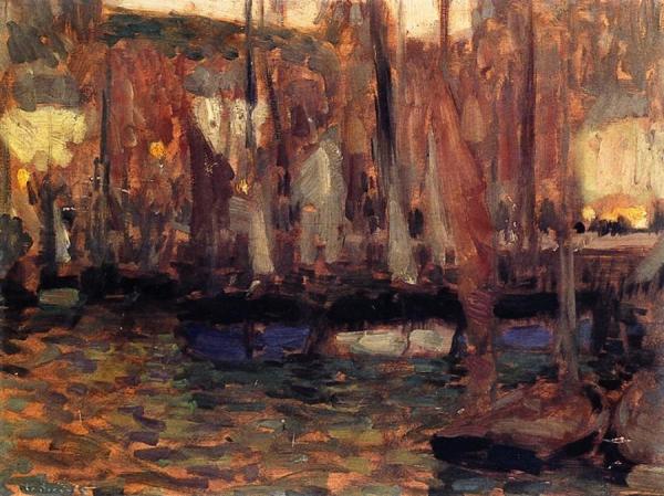 The Port by Henri Le Sidaner