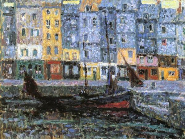 The Port Of Honfleur by Henri Le Sidaner