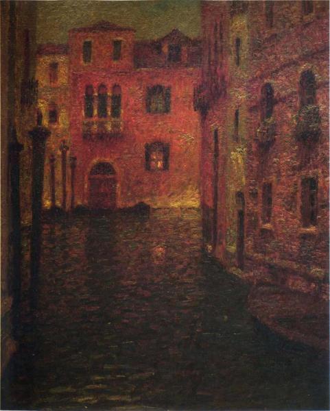 The Red Palace by Henri Le Sidaner