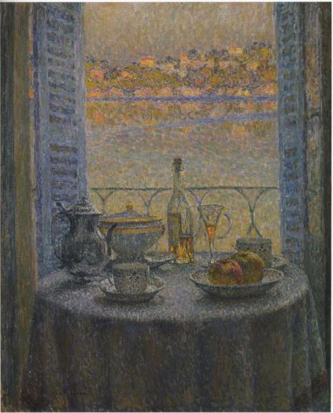 The Round Table by Henri Le Sidaner