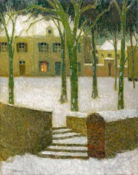 The Square, Nemours by Henri Le Sidaner