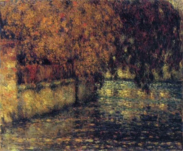 The Wall, Autumn by Henri Le Sidaner