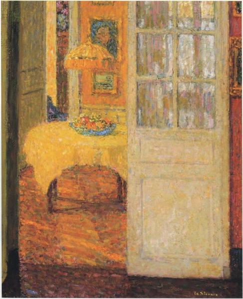 The Yellow Tablecloth by Henri Le Sidaner