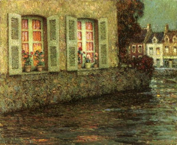 Windows by Henri Le Sidaner Oil Painting Reproductions