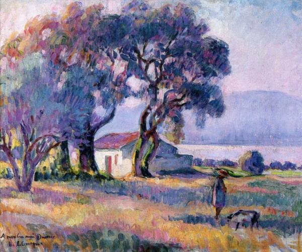 A Girl By The Lake by Henri Lebasque