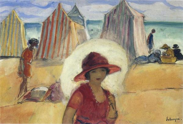 A Girl By The Sea by Henri Lebasque