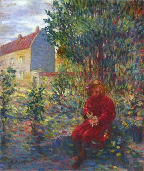 A Small Girl With Her Doll by Henri Lebasque