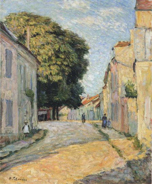 A Street In Montevrain by Henri Lebasque