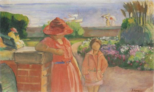 A Walk By The Sea by Henri Lebasque