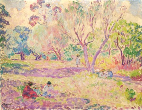 Afternoon In The Woods by Henri Lebasque