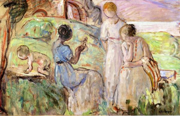 Among Ancient Ruins by Henri Lebasque
