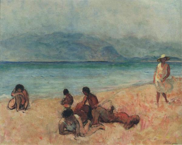 Bathers At Saint Tropez by Henri Lebasque