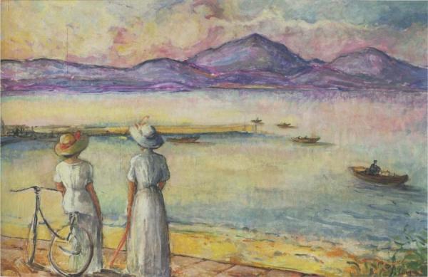 Bay At St Tropez by Henri Lebasque
