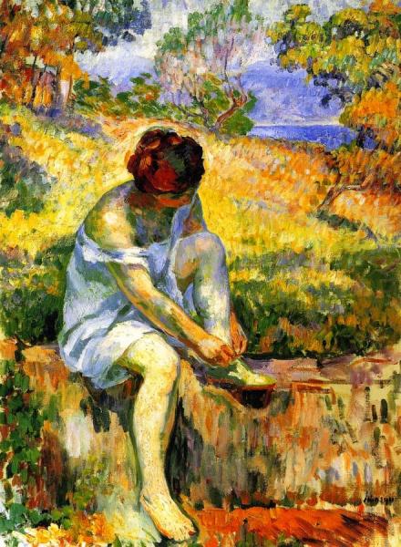 Before Bathing by Henri Lebasque