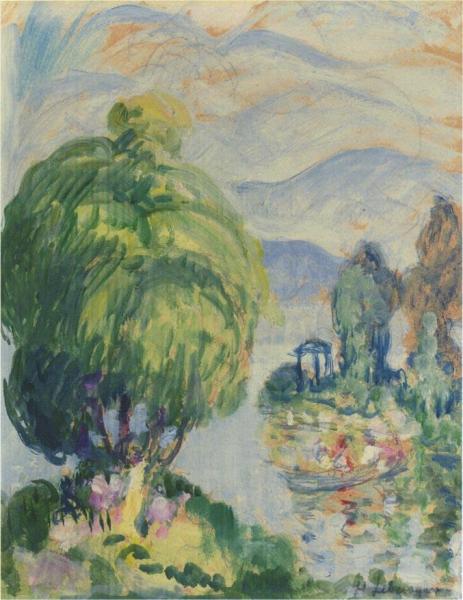 Bord De La Riviere by Henri Lebasque