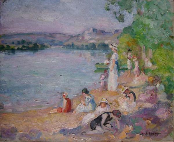 By The Lake Shore by Henri Lebasque