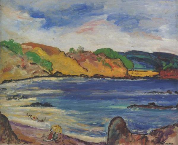 By The Sea by Henri Lebasque Oil Painting Reproductions